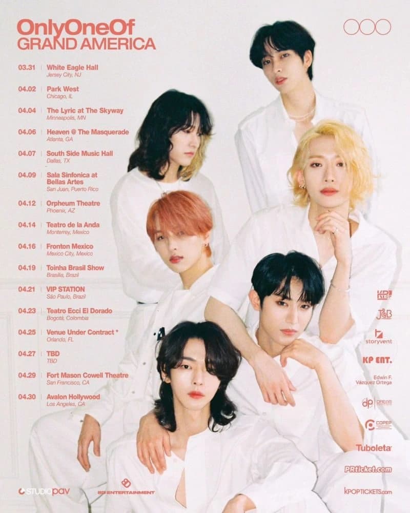 Atlanta Welcomes OnlyOneOf: A Night of K-POP Excitement Awaits!