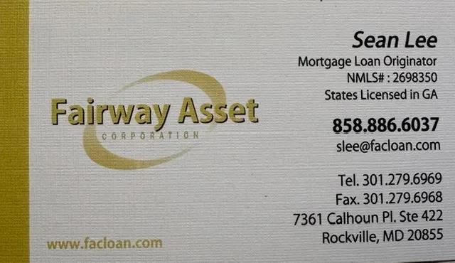 Fairway Asset Corporation Loan
