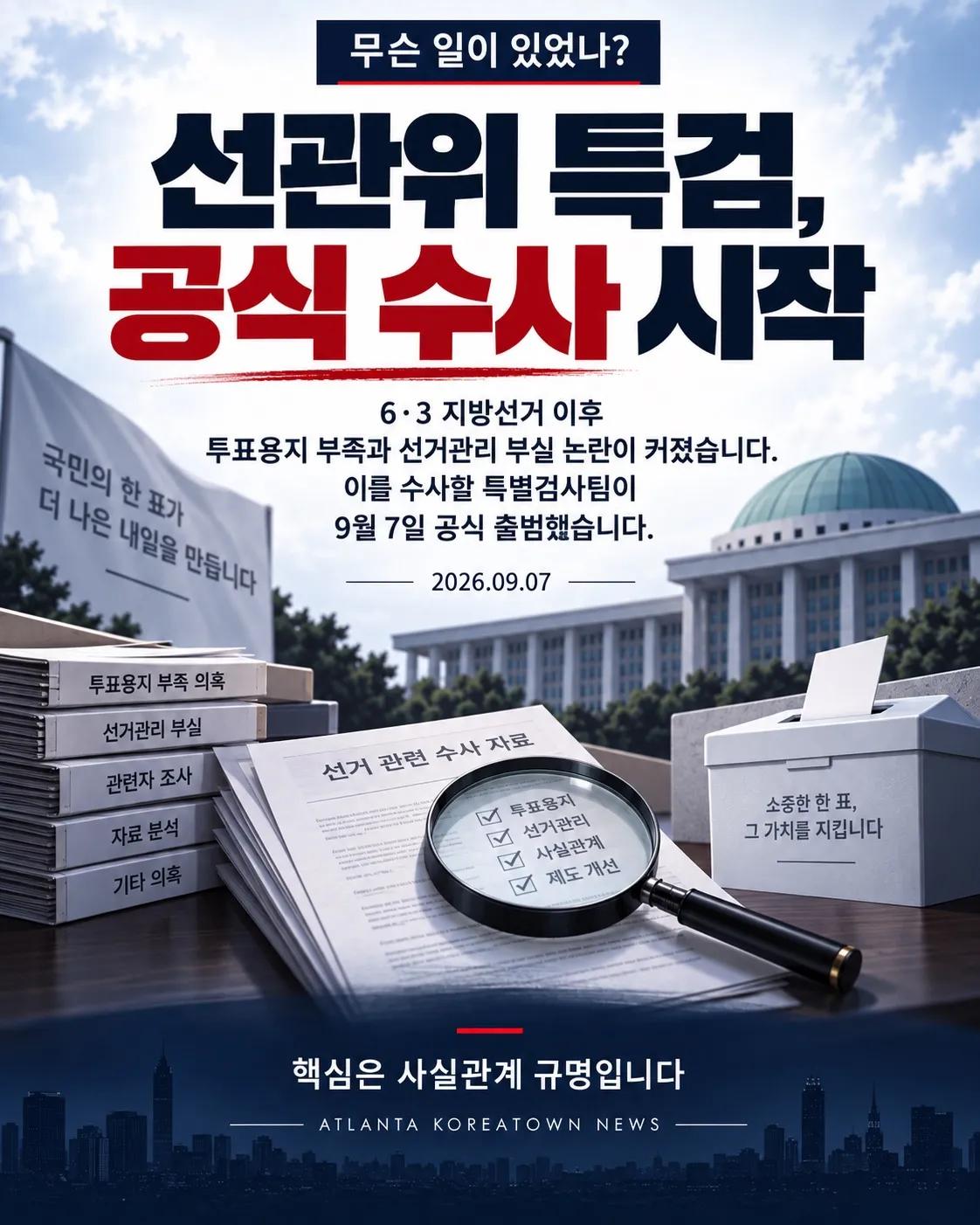 선관위 특검 공식 출범…12개 의혹 수사 2/7