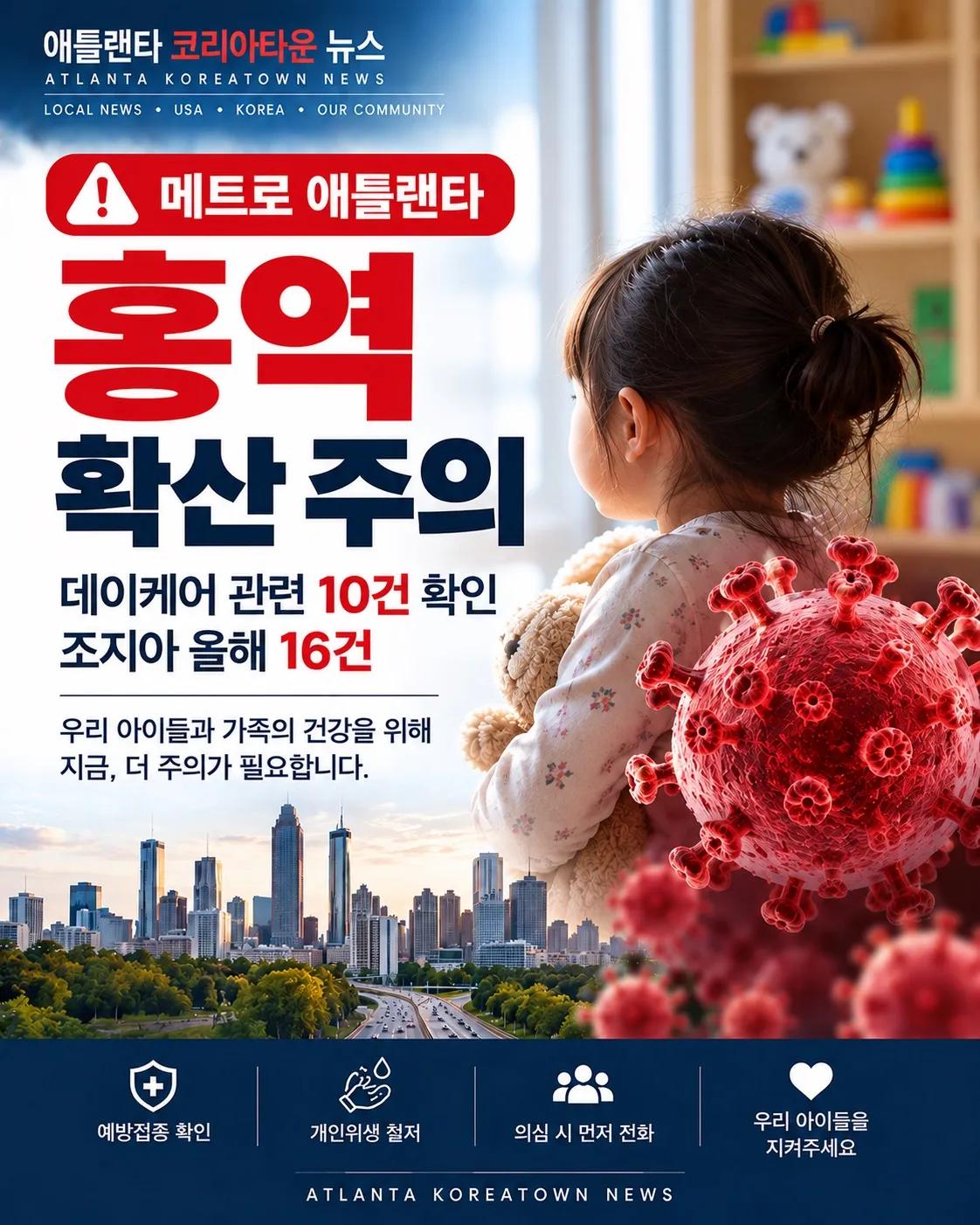메트로 애틀랜타 홍역 집단발병…조지아 올해 16건 확인