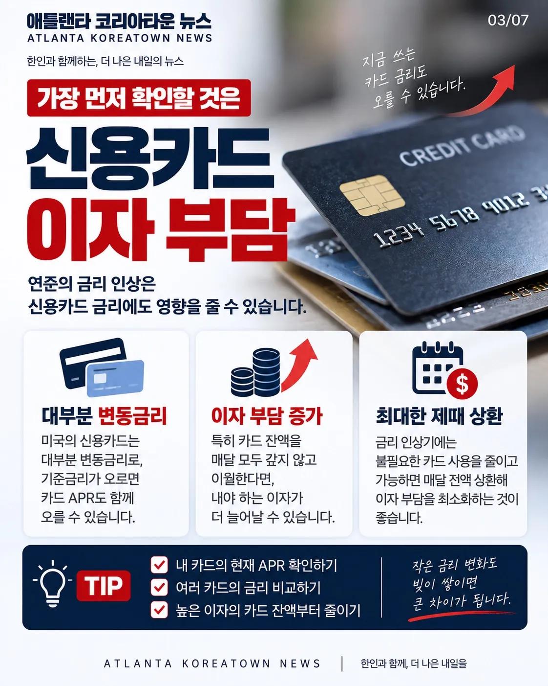 연준, 3년 만에 금리 인상… 내 카드값·자동차 할부는? 3/7