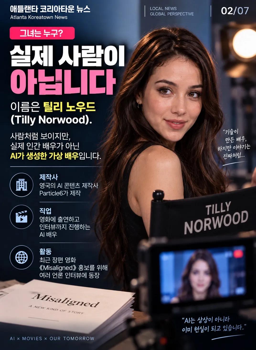 영화 홍보하던 AI 여배우, 갑자기 ‘중국어’를 말했다 2/7