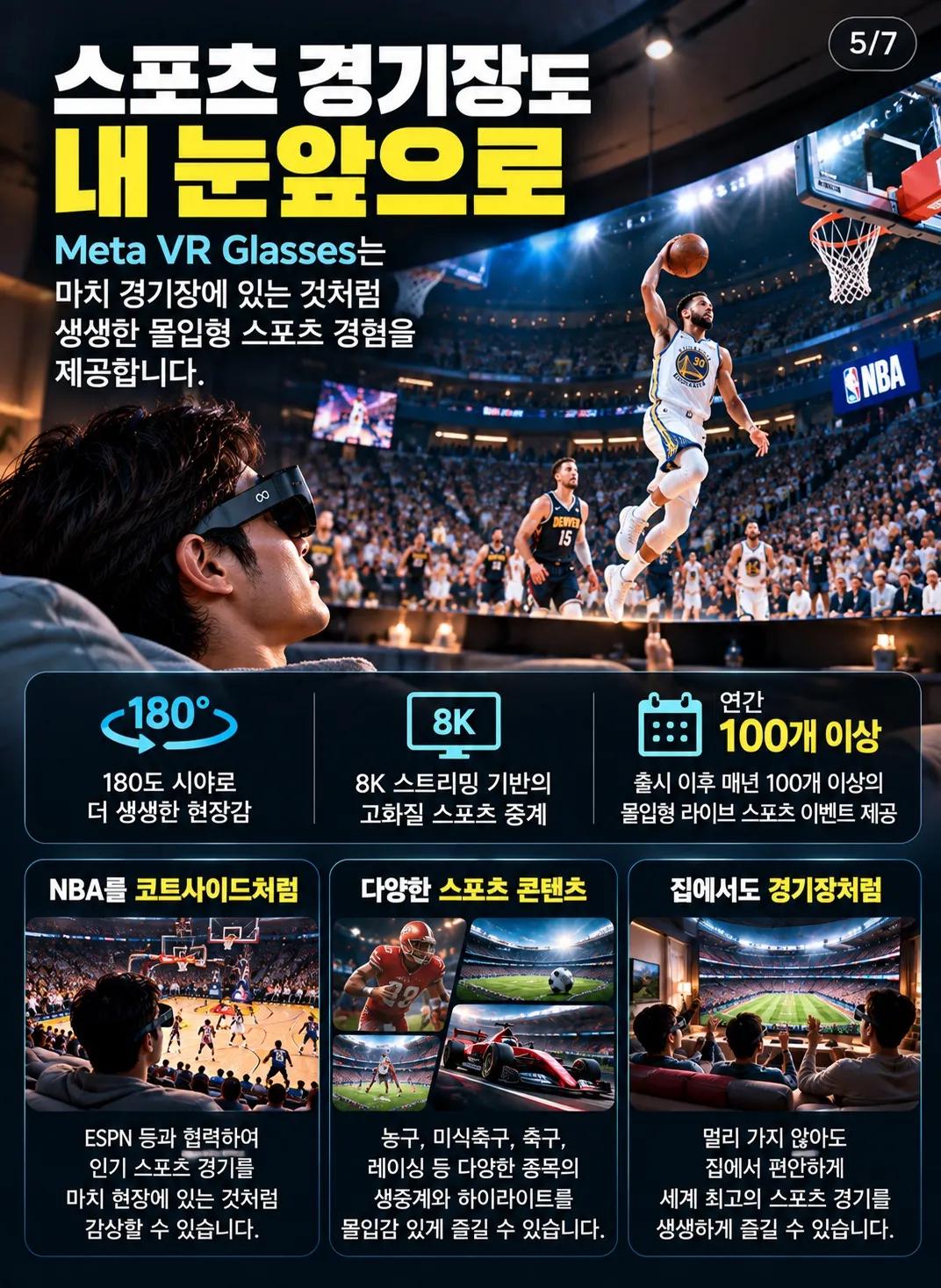 영화관을 안경 속에 넣었다! 메타, 100g VR 안경 공개 5/7