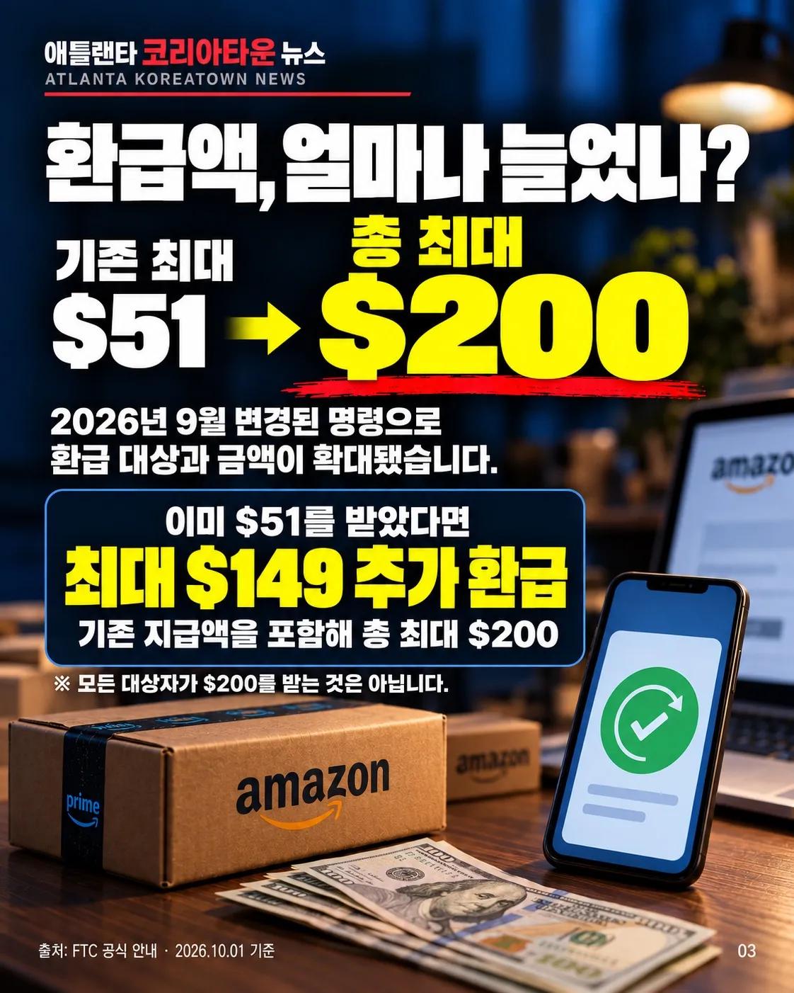 아마존 프라임 환급 최대 $200… 나도 대상일까? 3/7